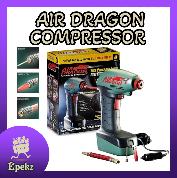 Air Dragon portable Air Compressor Auto Tire Inflator | Lazada PH