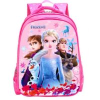 Comel frozen School Bag กระเป๋าเป้สะพายหลัง กระเป๋านักเรียน 3D สําหรับเด็กอนุบาลa a