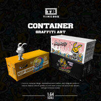 Time 164 Model Car Container Metal Case 20FT Graffiti Wall Edition - 3 Color Version