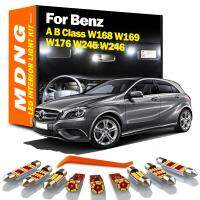 [ANYA Auto Parts] MDNG Canbus สำหรับ Mercedes Benz A B คลาส W168 W169 W176 W245 W246 LED สำหรับภายในรถยนต์ชุดเครื่องอ่านแผนที่ในรถหลอดไฟ Led ไม่มีข้อผิดพลาด