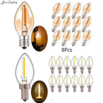 C7 LED Night Light Bulbs 0.5W Dimmable E12 E14 Warm White 2200K