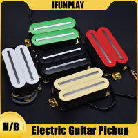 1Pcs Hot Rail 2-Dual Blade กีตาร์ไฟฟ้า Pickup คอสะพานรถกระบะ4 Coil Humbucker LP ST กีตาร์ไฟฟ้า Pickup Multi สี