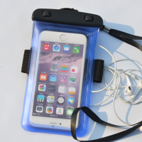 ABS PVC mobile phone case pack waterproof pouch for phone with armband and earpiece customized logo