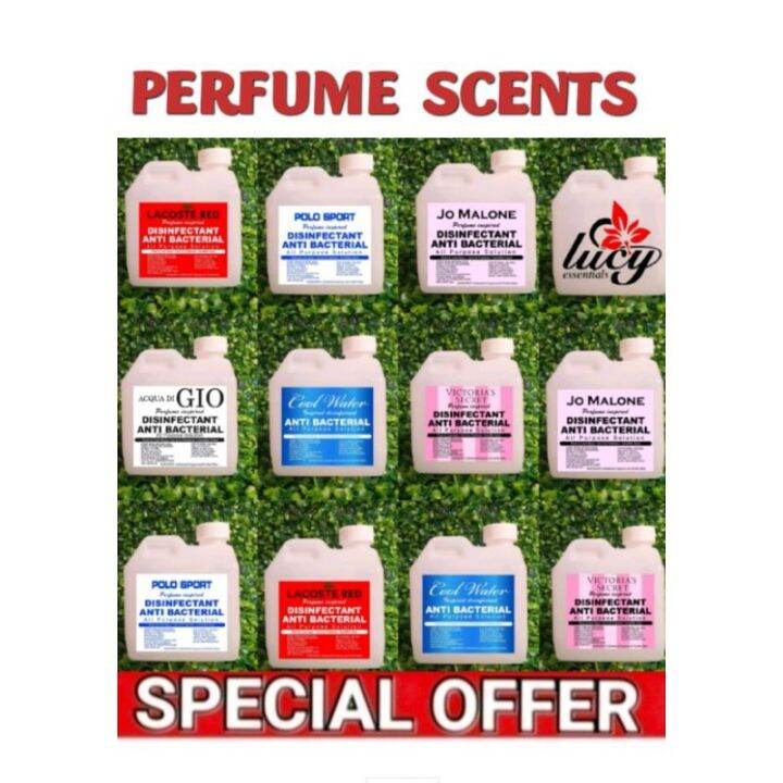 Perfume Inspired Scents Multi Purpose Cleaning Solution DISINFECTANT