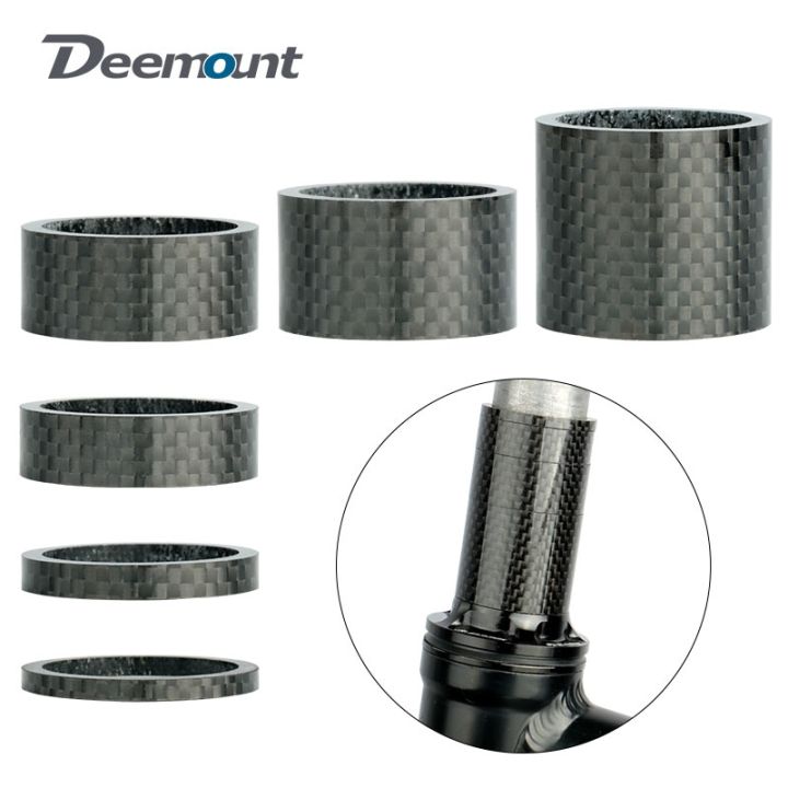 deemount-glossy-bicycle-headset-spacers-fork-stem-carbon-fiber-washers-3-5-10-15-20-30mm-rings-for-28-6mm-1-1-8-quot-post