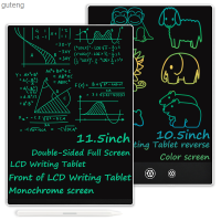 LCD แท็บเล็ตสำหรับเขียนหน้าจอด้านข้างสองชั้นขนาด11.5/10.5นิ้วกระดานวาดรูปอิเล็กทรอนิกส์แผ่นจดบันทึกภาพวาดกราฟฟิตี้สำหรับเด็กของขวัญของเล่น Guteng