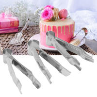 3pcs Stainless Steel Cake Crimper Cake Making Decorating Clamp Mould DIY Baking Tools