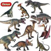 Oenux Brinquedo T-Rex Pteranodon Saichania Pachycephalosaurus โมเดลชุดฟิกเกอร์แอคชั่นของขวัญที่เป็นของเล่นเด็ก