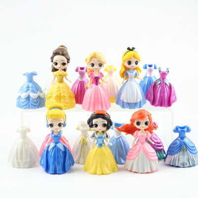 Surprise Kid Toy Princess Ball Baby Dolls Now White Mermaid Belle Alice Capsule Princess Doll