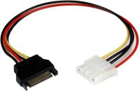 สายแปลง สายต่อ SATA ออก 4 Pin IDE โมเล็กซ์ 15 Pin SATA Male to 4 Pin Molex Female SATA Power Cable For IDE Hard Drive CD DVD High Quality SATA Power Adapter Cables