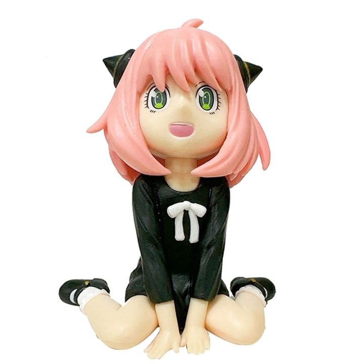 zzooi-14cm-spy-family-anya-anime-figure-bond-anya-forger-action-figures-kawaii-girl-riding-dog-figurine-pvc-collection-model-doll-toy