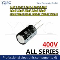 400V aluminum electrolytic capacitor 1uF 2.2uF 3.3uF 4.7uF 6.8uF 10uF 12uF 15uF 22uF 33uF 47uF 68uF 82uF 100uF 120uF 150uF Electrical Circuitry Parts