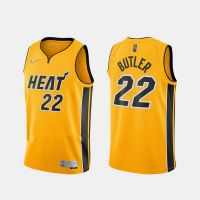 Top-quality 2020-2021 Nba Basketball Jersey Mens Miami Heat 22 Jimmy Butler Hot Pressing Earned Golden Jersey