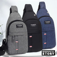 【พร้อมส่ง】Wonderful Story กระเป๋าสะพายสำหรับผู้ชาย  กระเป๋าคาดอกผู้ชายTravel Shoulder Bag