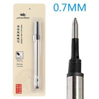 Jinhao 10ชิ้นมากมายสำหรับเติมปากกาลูกบอลกลิ้ง0.7มม. หมึกหมึกดำและน้ำเงินสำหรับเลือกราคาขายส่ง