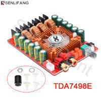 บอร์ดเครื่องขยายเสียง TDA7498E 2*160W ช่องสัญญาณคู่24V สเตอริโอดิจิตอลเพาเวอร์แอมป์โมดูลสนับสนุนช่องเดียว