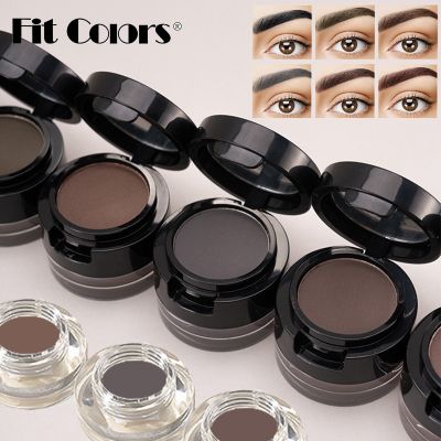 6 Colors Eyebrow Tinting Cream Long-lasting Waterproof Makeup Natural Coffee Grey Brown Black Double Layer Eyebrow Powder Combo Cables Converters