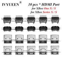 IVYUEEN 10 PCS for XBox ONE Series X / S Console HDMI-Compatible Port HD Display Socket Connector Jack Interface Repair