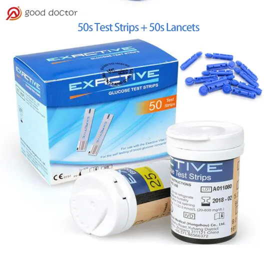 EXACTIVE VITAL Blood Glucose 50s Test Strips FREE 50s Lancets Lazada