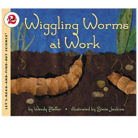 Orphan English original wiggling worms at work childrens science popularization picture book of natural ecological environment