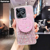 เคสมือถือสำหรับฝาหลัง C51 Realme ประกายดาวพระจันทร์ซิลิโคนนิ่มกระจกโปร่งใสกันการตกสำหรับ Realme C51เคสใส่โทรศัพท์