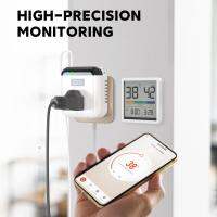 การควบคุมระยะไกลควบคุมอุณหภูมิสนับสนุน Alxe Power Monitor สหรัฐอเมริกาเทอร์โมสมาร์ทซ็อกเก็ต2023ใหม่16a 90-250โวลต์