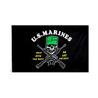 US Marine 90*150cm USA Army Soldier Printed Decorative Custom American Flags and Banners