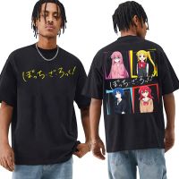 Anime Bocchi The Rock T Shirt Hitori Gotoh Yamada Ryo Kita Ikuyo Ijichi Nijika T Shirts Oversized Streetwear T-shirt Unisex Tops XS-4XL-5XL-6XL
