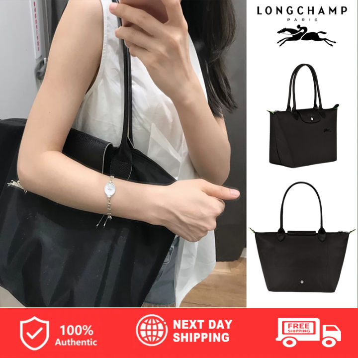 LongChamp Le Pliage Neo Top Handle Bag M Black