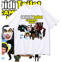 เสื้อยืด การออกแบบดั้งเดิม Skibidi เสื้อยืดพิมพ์ลาย TOILET CAMERAMEN BOSS T-SHIRT S-5XL