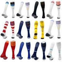 【Sock shop】ใหม่ฟุตบอลคลับถุงเท้าระบายอากาศไม่ลื่นยุโรปถุงเท้ายาวฟุตบอลกีฬาออกกำลังกายถุงเท้าการบีบอัดสำหรับเด็กผู้ใหญ่