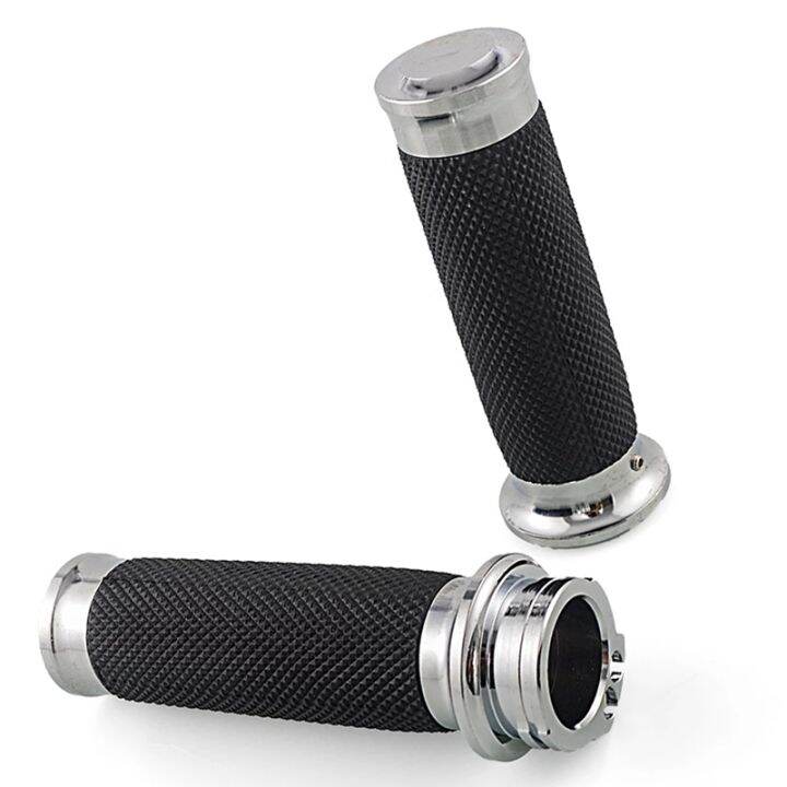 motorcycle-hand-grips-1-inch-25mm-handlebar-grips-rubber-for-touring-road-king-bobber-cafe-racer