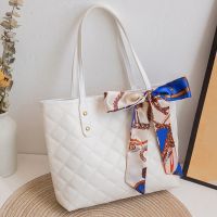 【jw】∋♈✌  New Large Capacity Shoulder  Fashion Rhombic Embroidery Handbags Cotton Tote bag