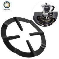 FAWYT สำหรับ Moka Pot อุปกรณ์ตั้งแคมป์ ปลอดภัย ทนทาน ชั้นวางเตาแก๊ส ชั้นวางเครื่องชงกาแฟ ลดเตาตั้งพื้น แหวนเคี่ยว