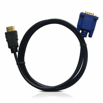 HDMI-ใช้งานร่วมกับ VGA 1080P สายอะแดปเตอร์ HDMI-ใช้งานร่วมกับตัวผู้ไปยัง VGA HD-15สายเชื่อมต่อ
