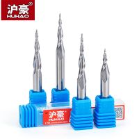 【DT】hot！ HUHAO 1pc HRC55 6mm shank Tapered End Mill cone cnc milling engraving bit router for