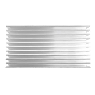 Silver Tone Aluminium Radiator Heatsink Heat Sink 100x50x30mm