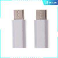 Shiwaki ชาร์จข้อมูลซิงก์อะแดปเตอร์แปลง USB ชนิด C 2ชิ้นสำหรับ iPhone