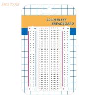 FANI แผงวงจรสีขาวอเนกประสงค์ขนาด8.5X5.5ซม. บอร์ดพลาสติกสำหรับใช้ต่อวงจรต้นแบบ PCB โพรโทบอร์ดสำหรับใช้ทดลองบัดกรีแผ่นตัดขนมปังทดลองทางอิเล็กทรอนิกส์