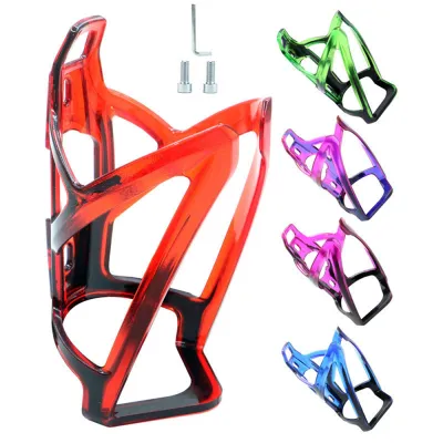 MTB Bicycle Accessory Bike Bottle Cage Bicycle Bottle Holder Colorful Water Bottle Holder Lightweight Bottle Cage