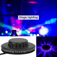 ร้อน48LED RGB ที่มีสีสันดิสโก้ไฟ5วัตต์ USB มินิดิสโก้โคมไฟพรรคแรกหมุนเวทีแสง K บาร์พรรคดีเจดิสโก้คานเพลงโคมไฟ