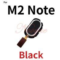 สีดำ/ ขาว/ปุ่มสีทองสำหรับ Meizu M3 Note L681h ปุ่มโฮมสายเคเบิลแบบยืดหยุ่นเซนเซอร์ลายนิ้วมือ Id สัมผัสริบบิ้น10pin 14pin