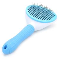 Pet Comb Self Cleaning Brush Professional Grooming Brush for Dogs and Cats,Quick Clean Short and Medium Hair Removal Accessories