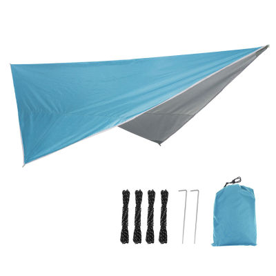 Portable Camping Hammock with Mosquito Net and Rain Fly Tarp,Hammock Canopy Nylon Hammocks Double Hammock Hiking Patio Furniture