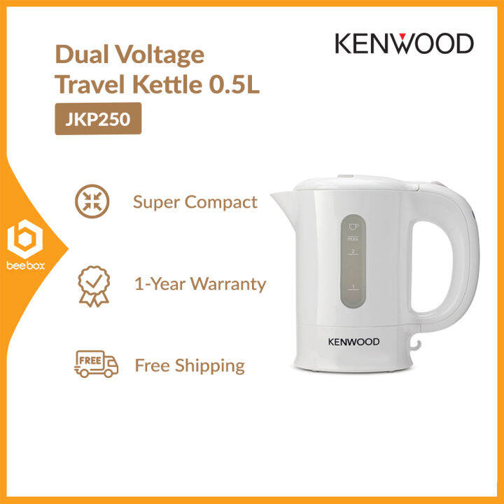 Kenwood (JKP250) Compact Dual Voltage Travel Jug Kettle / JKP250 Lazada