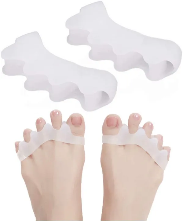 1 pair Toe Separators Ball of Foot Cushions Soft Gel Ball of Foot Pads Mortons Neuroma Callus