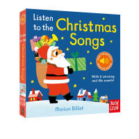 Listen to the Christmas songs my little concert hall Christmas songs cardboard phonation Book Childrens music enlightenment cognition picture book nosy crow