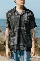 Simple&amp;Raw - เสื้อเชิ้ต BH744 BlueHawaii Shirts (ฺBlack)