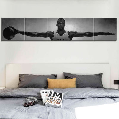 Michael Jordan Wings Basketball Star Canvas Posters Vintage Style Decorative Paintings Home Decor Wall Pictures For Living Room