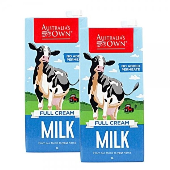 Combo 4 hộp sữa tươi tiệt trùng nguyên kem australia s own 1l - ảnh sản phẩm 1